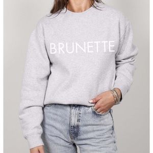 Brunette the Label | “BRUNETTE” Classic Crew Neck